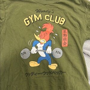 Riot Society Green Woody's Gym Club T-Shirt